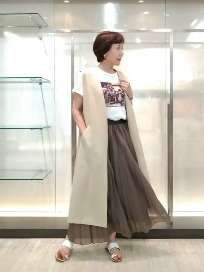 自由区 鶴田 コーディネート画像