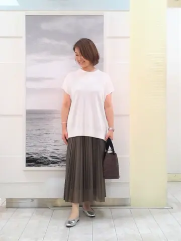 自由区 中鉢 コーディネート画像