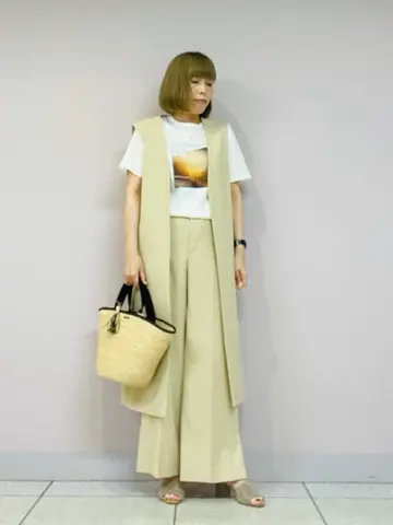 自由区 早川 コーディネート画像