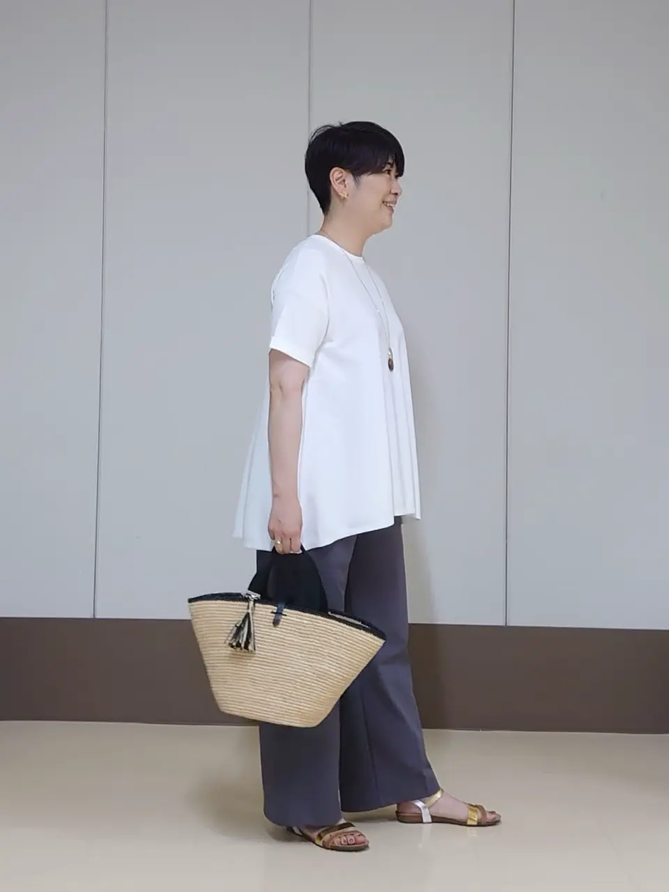 自由区 田中 コーディネート画像