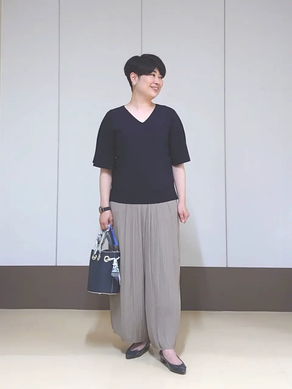 自由区 田中 コーディネート画像