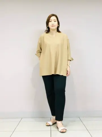 自由区 上島 コーディネート画像