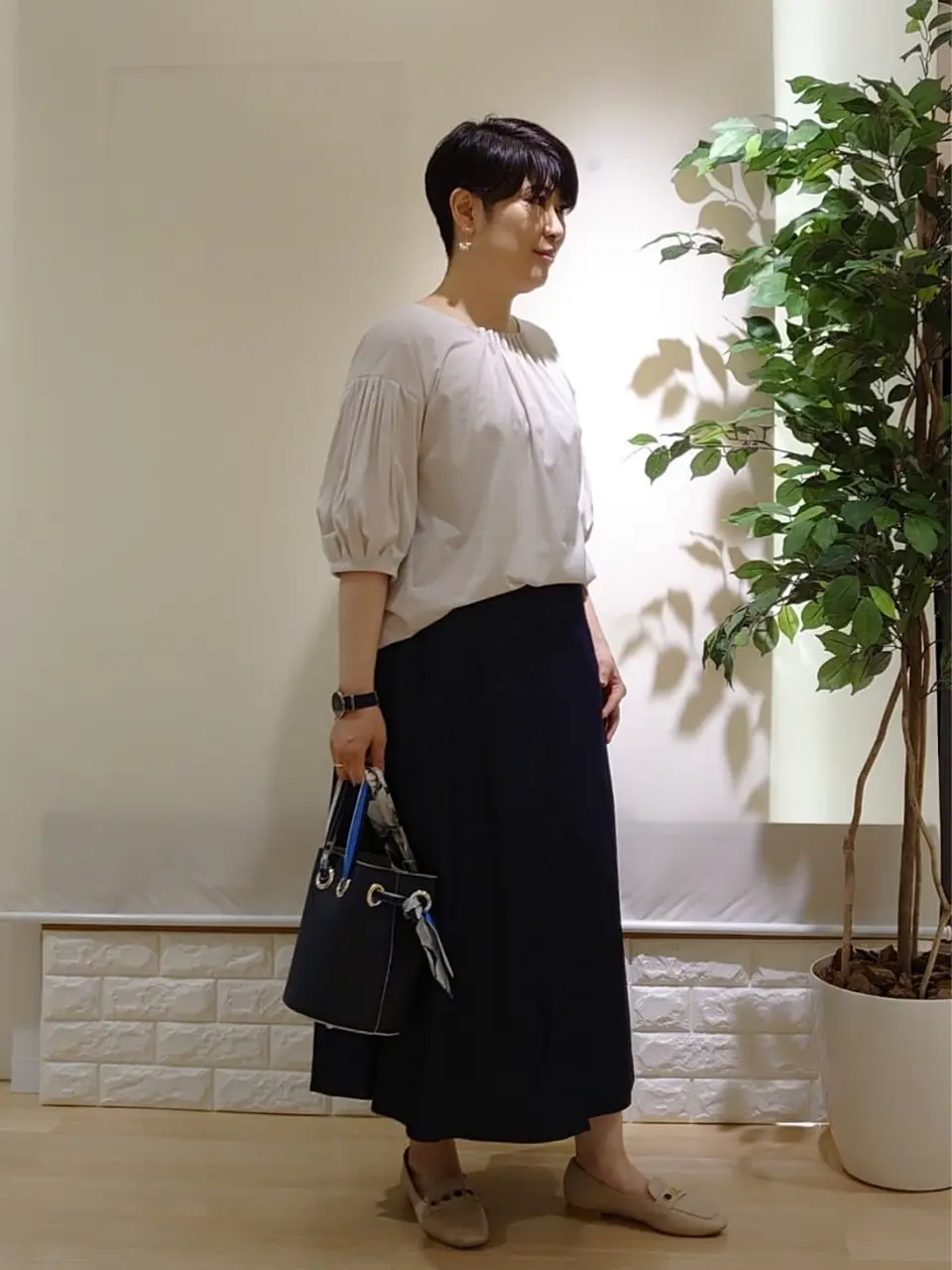 自由区 田中 コーディネート画像