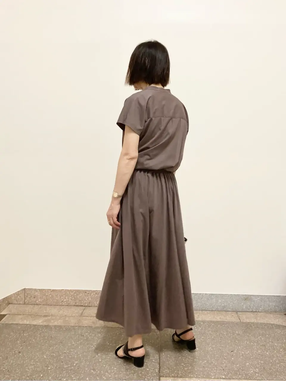 自由区 阿部 コーディネート画像