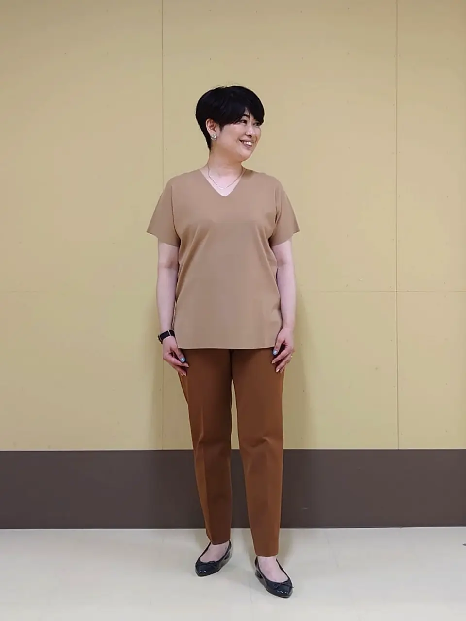 自由区 田中 コーディネート画像