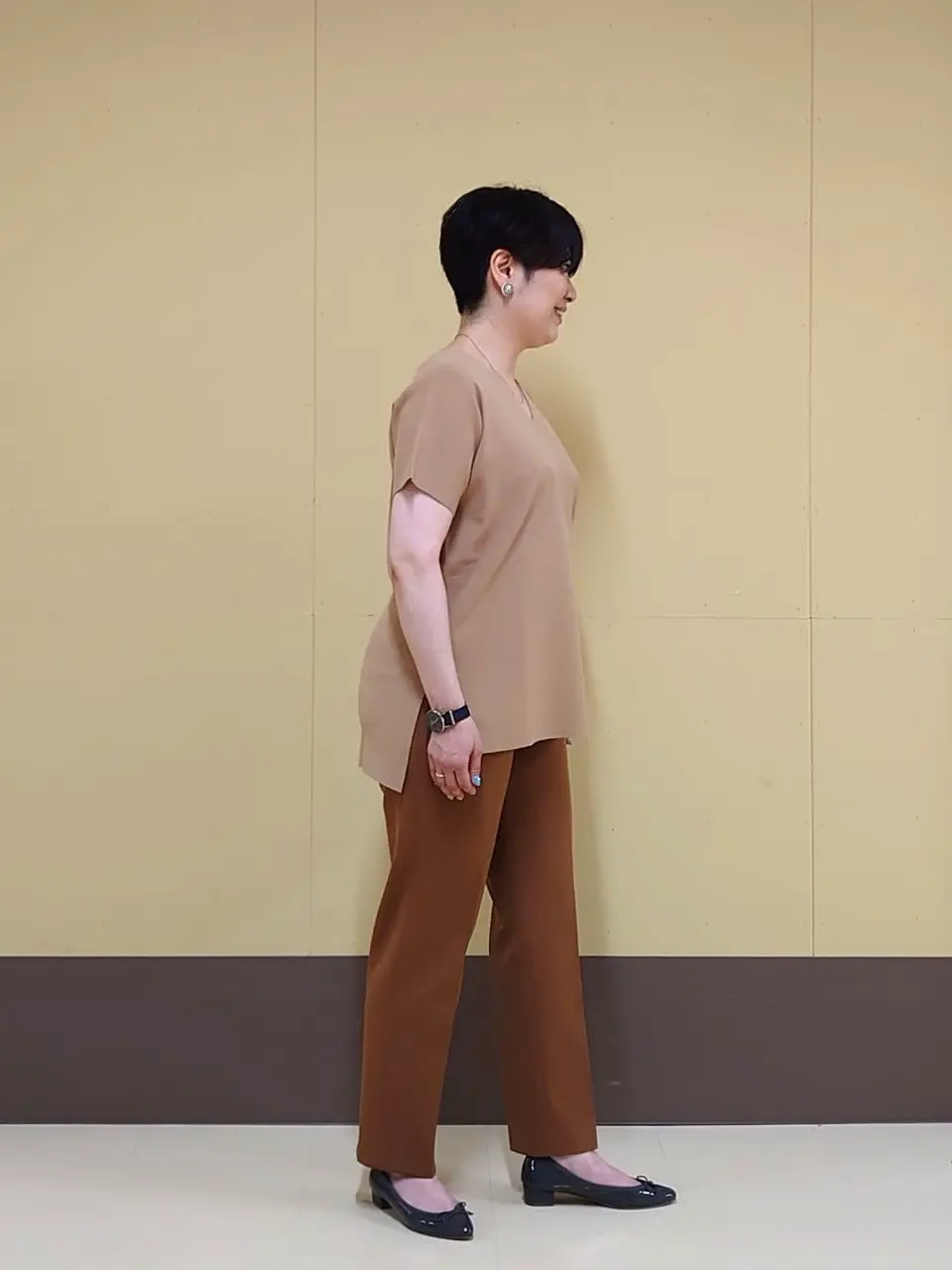 自由区 田中 コーディネート画像