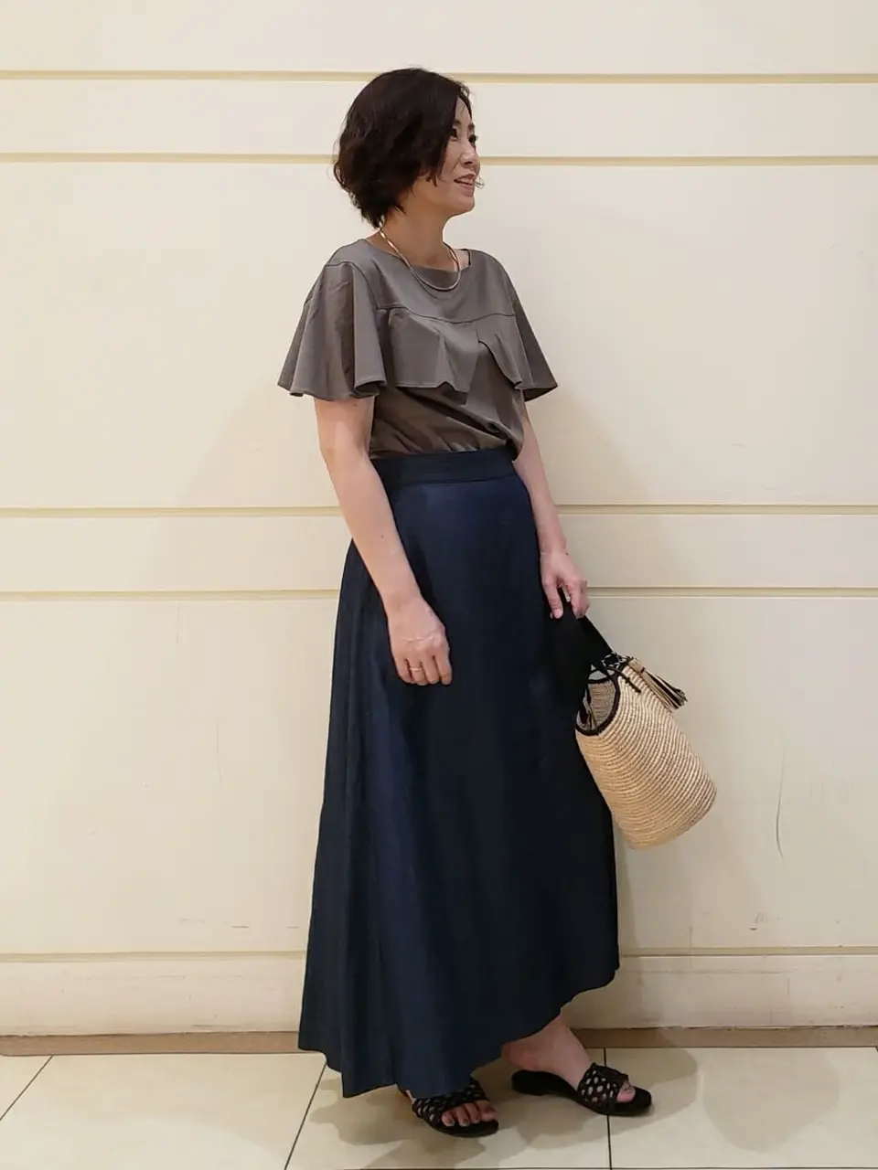 自由区 maruri コーディネート画像