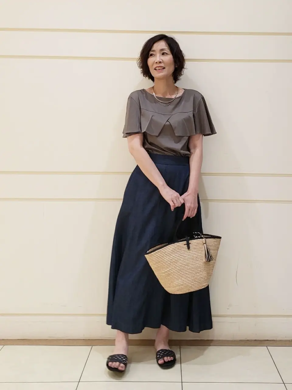 自由区 maruri コーディネート画像