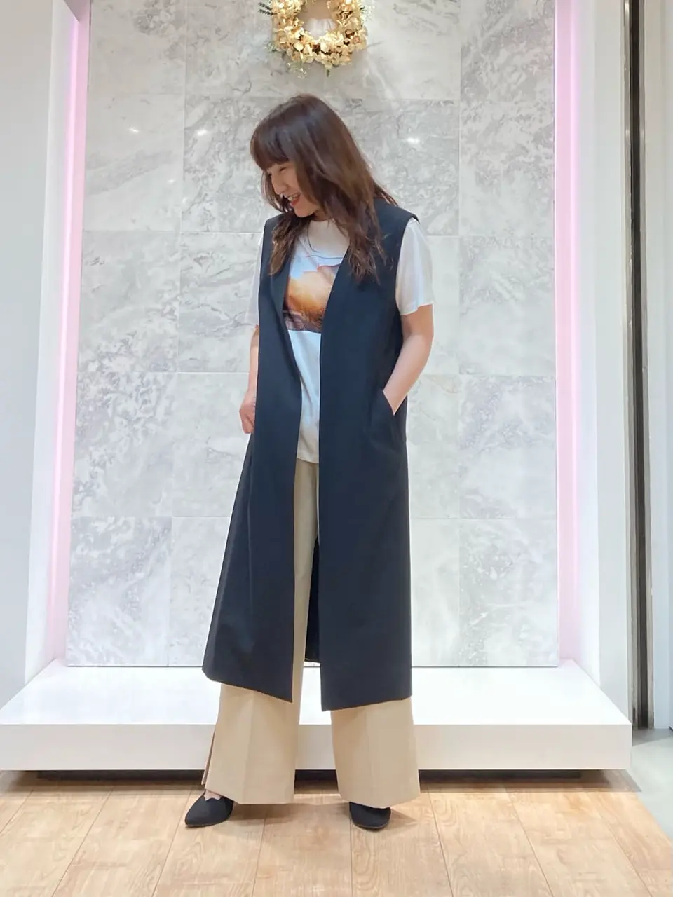 自由区 国広 コーディネート画像