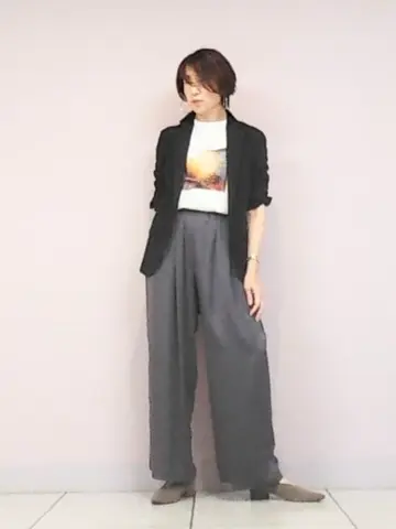 自由区 浅野 コーディネート画像