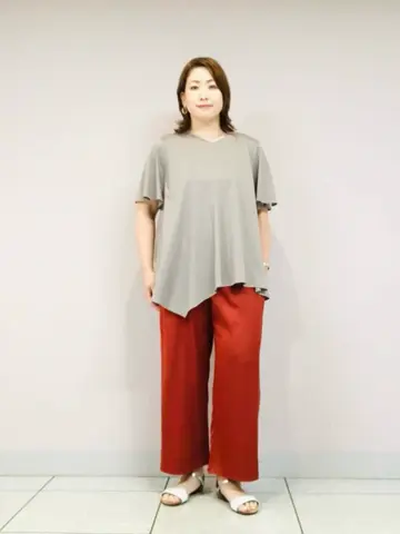 自由区 上島 コーディネート画像