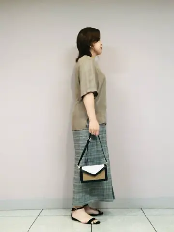 自由区 上島 コーディネート画像