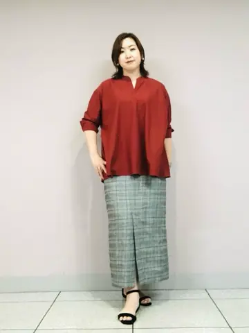 自由区 上島 コーディネート画像