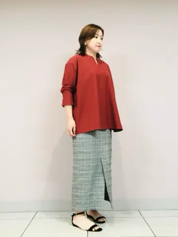 自由区 上島 コーディネート画像