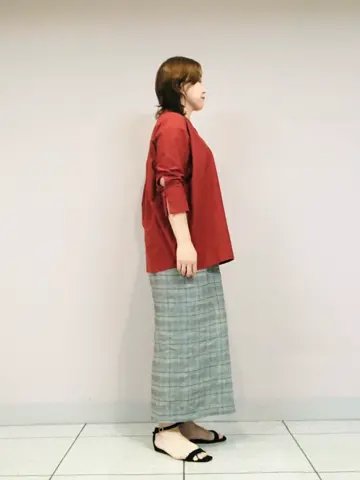 自由区 上島 コーディネート画像