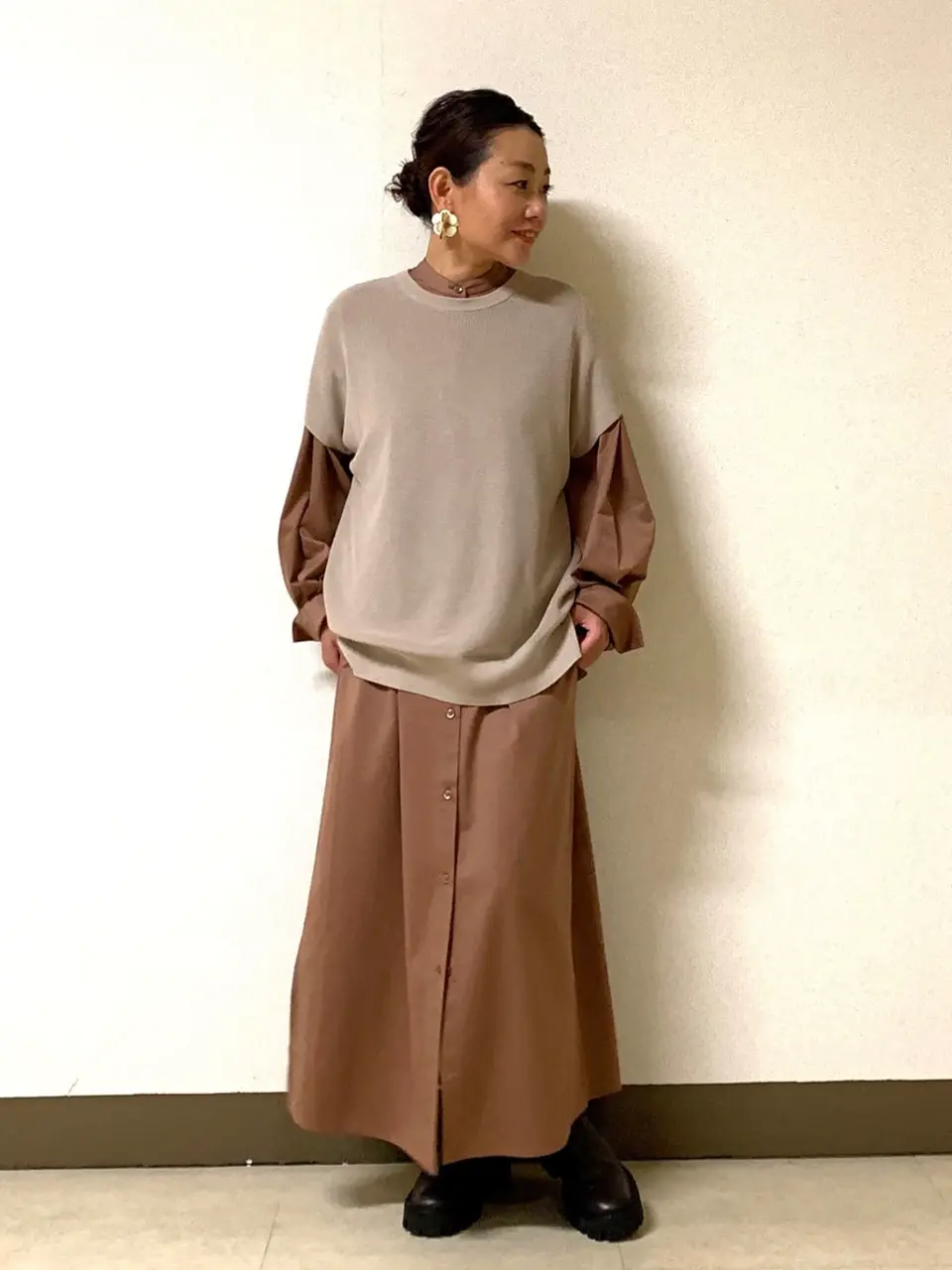 自由区 坂本 コーディネート画像