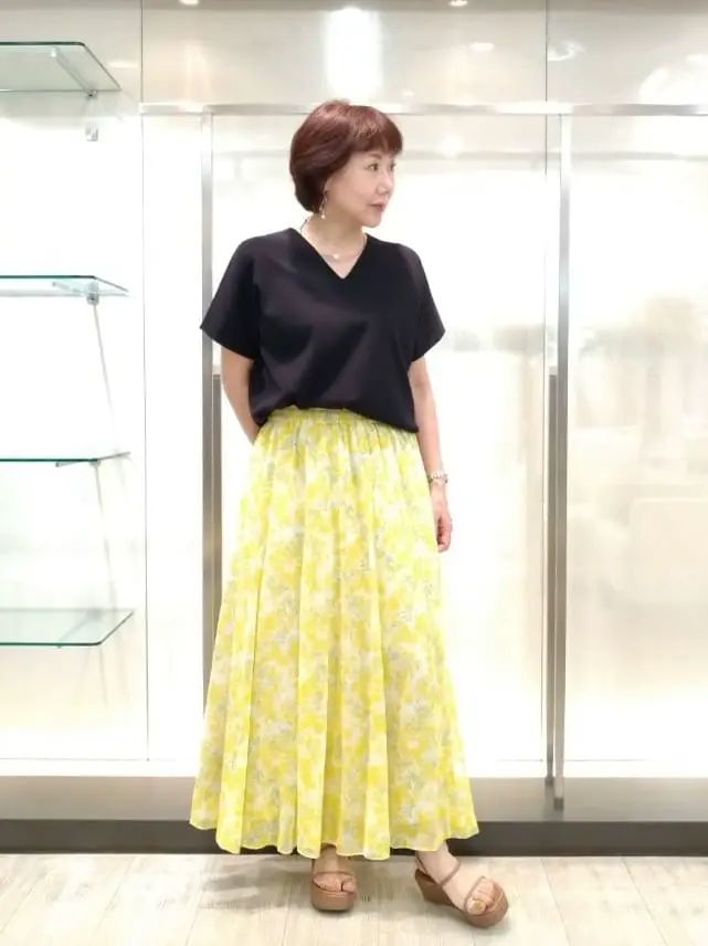 自由区 鶴田 コーディネート画像