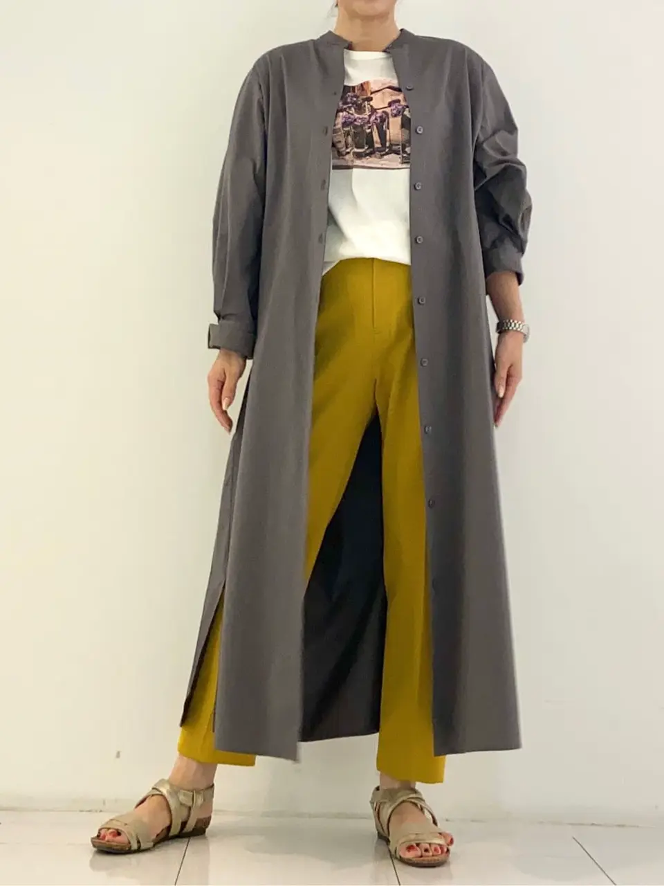 自由区 KAZU コーディネート画像