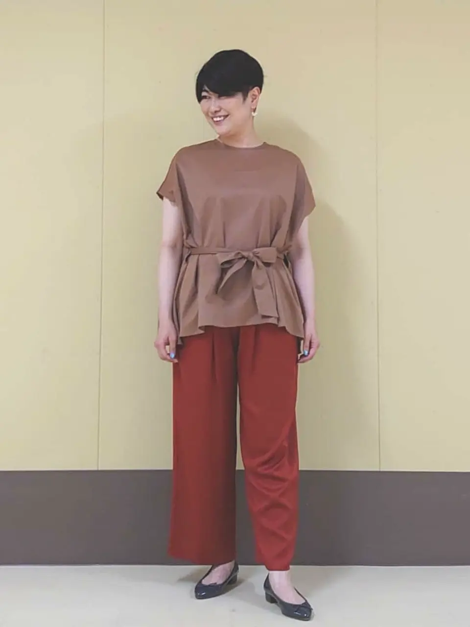 自由区 田中 コーディネート画像