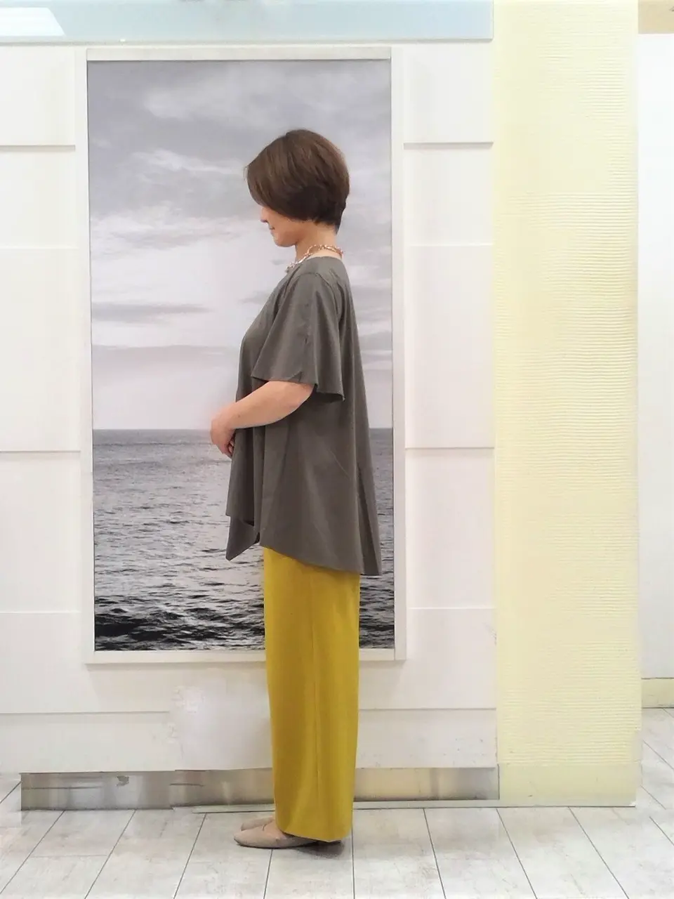 自由区 中鉢 コーディネート画像