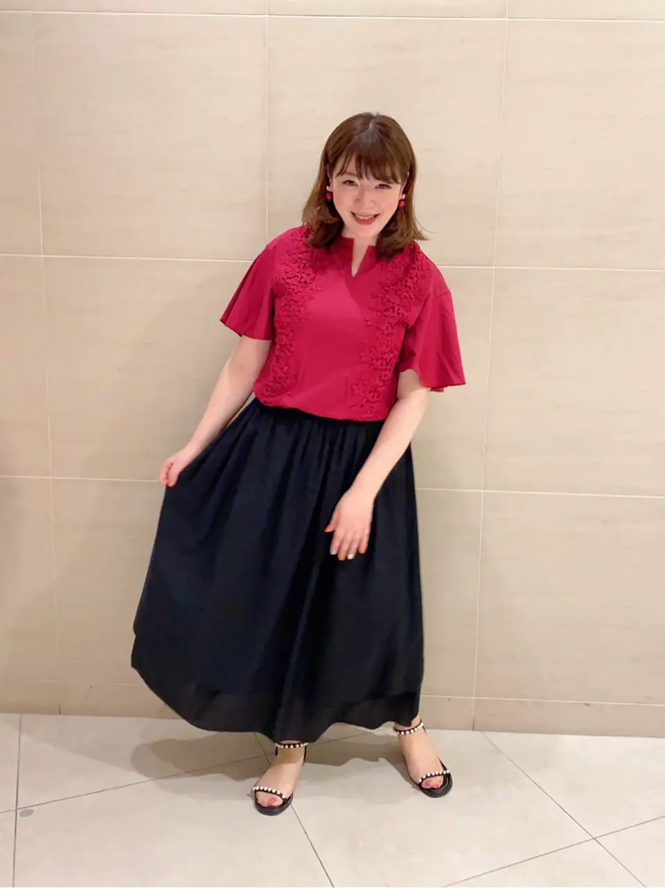 自由区 うめだ コーディネート画像