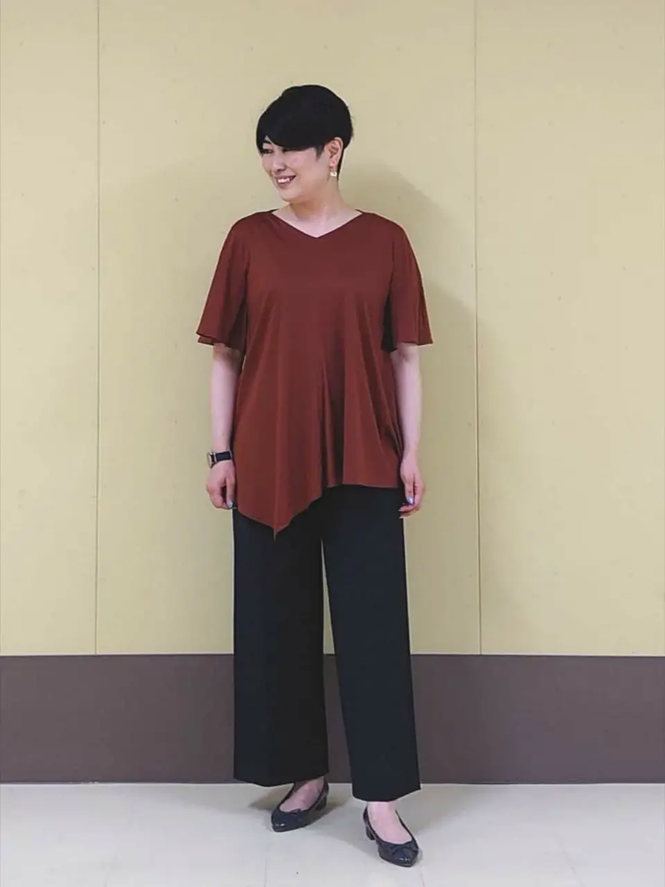 自由区 田中 コーディネート画像