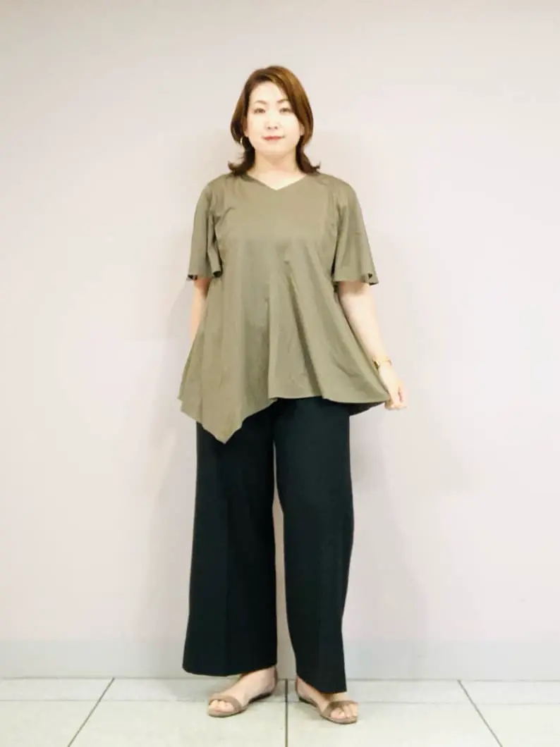 自由区 上島 コーディネート画像