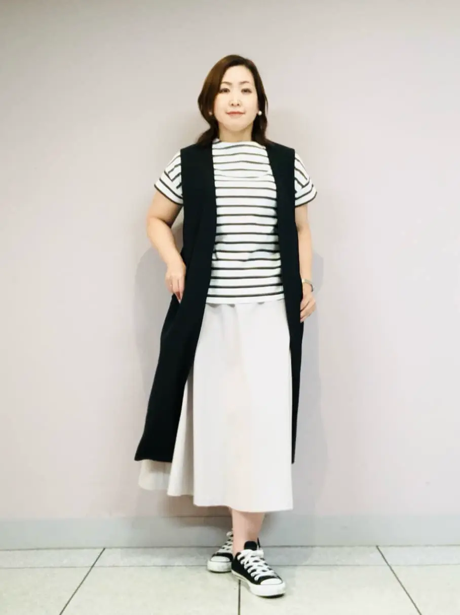 自由区 上島 コーディネート画像