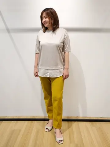 自由区 eri コーディネート画像