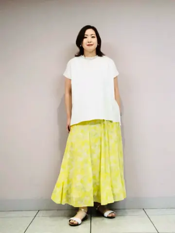 自由区 上島 コーディネート画像