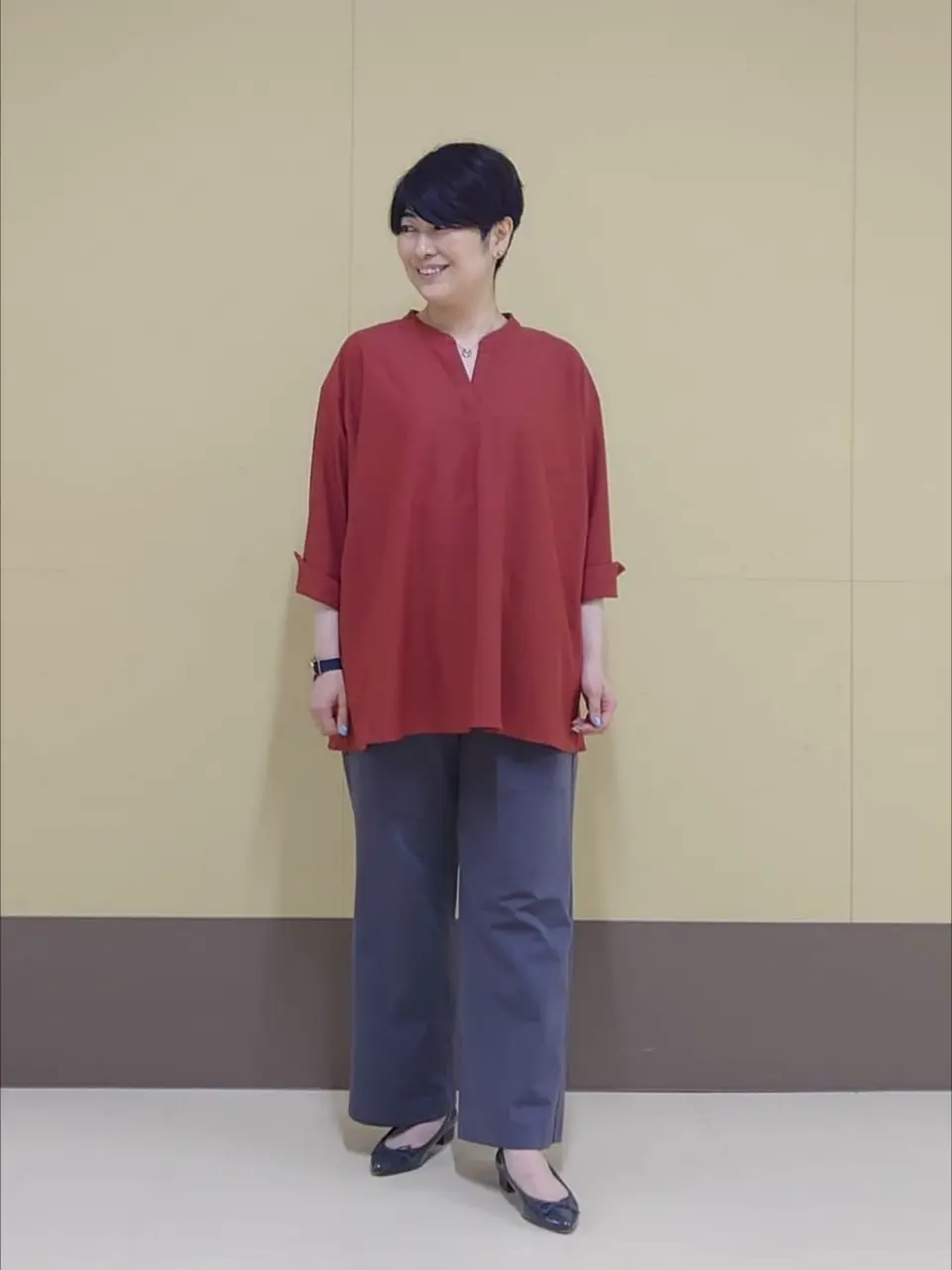 自由区 田中 コーディネート画像