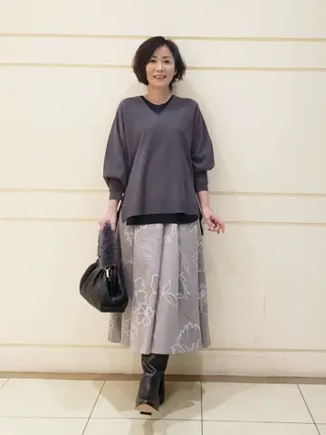 自由区 maruri コーディネート画像