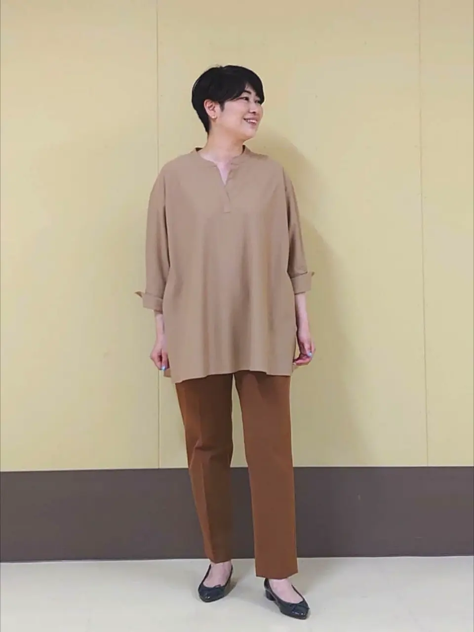 自由区 田中 コーディネート画像