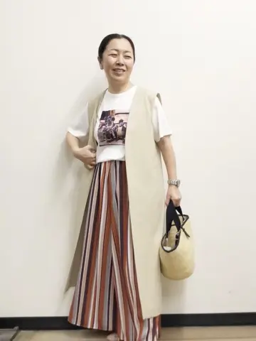 自由区 須山 コーディネート画像