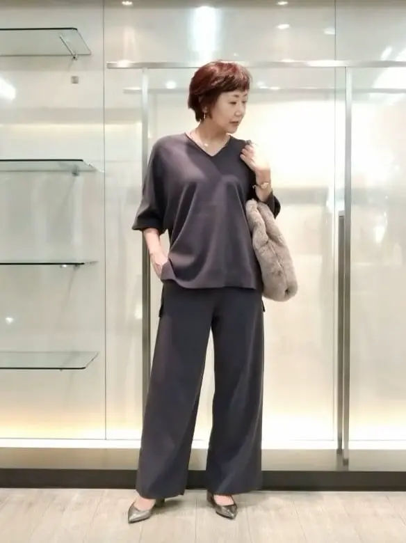 自由区 鶴田 コーディネート画像