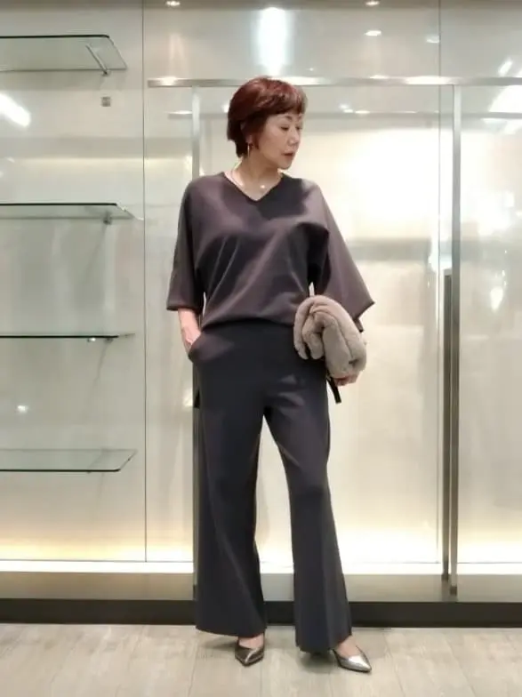 自由区 鶴田 コーディネート画像