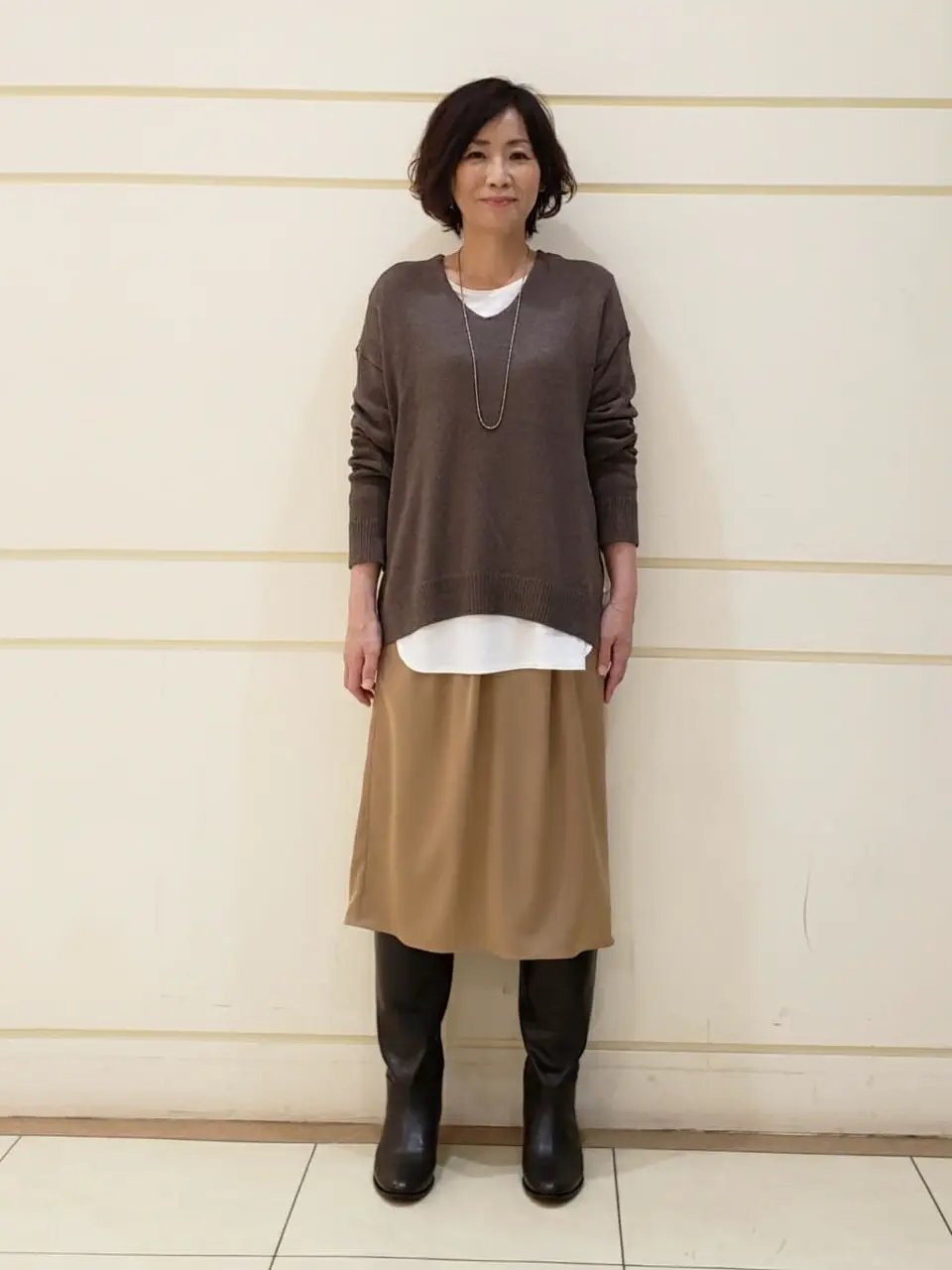 自由区 maruri コーディネート画像