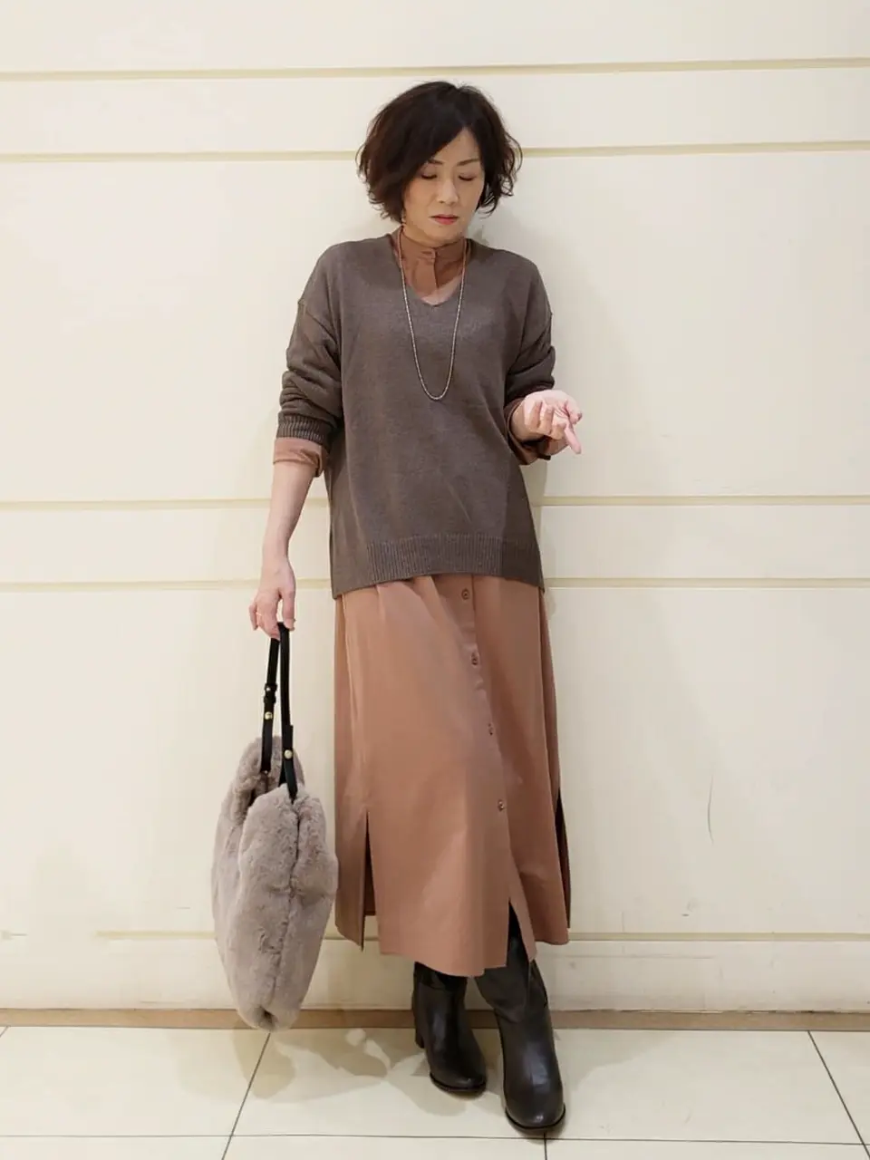 自由区 maruri コーディネート画像