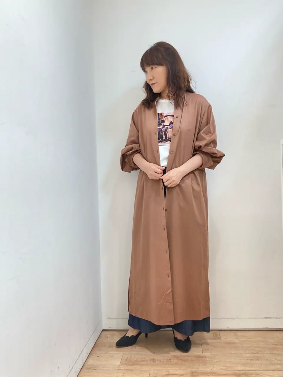 自由区 国広 コーディネート画像