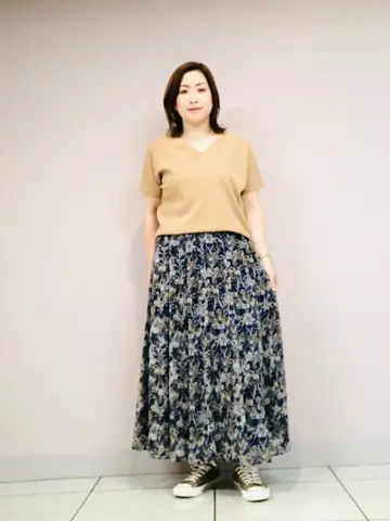 自由区 上島 コーディネート画像