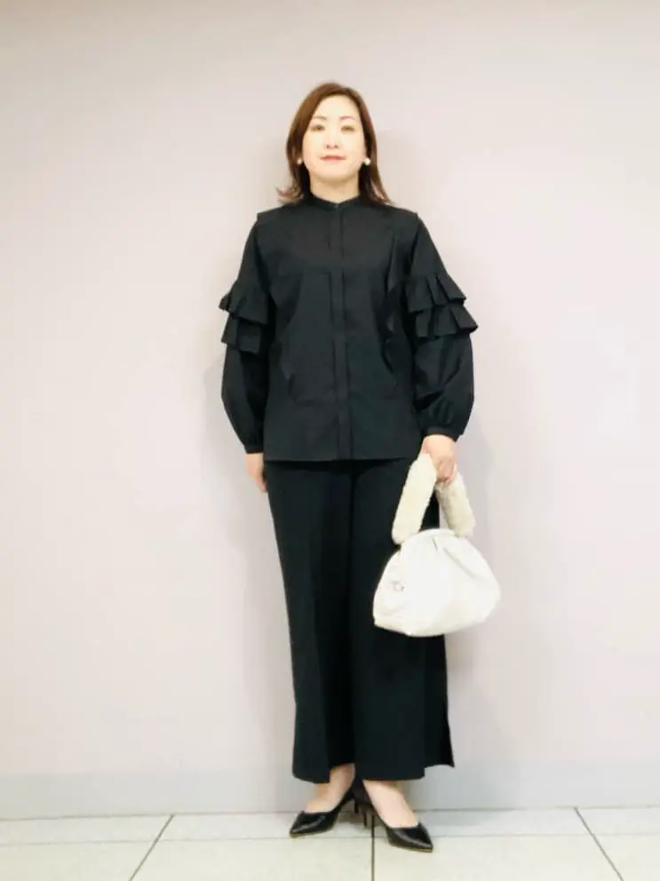 自由区 上島 コーディネート画像