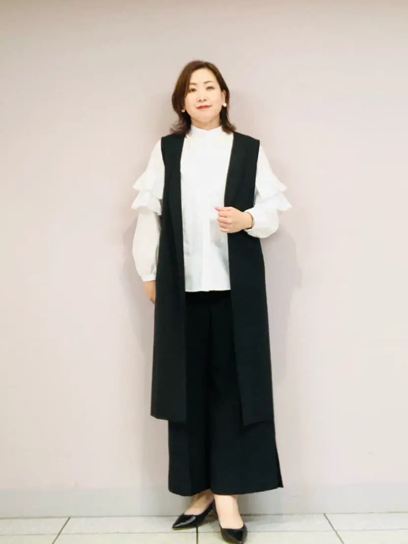 自由区 上島 コーディネート画像