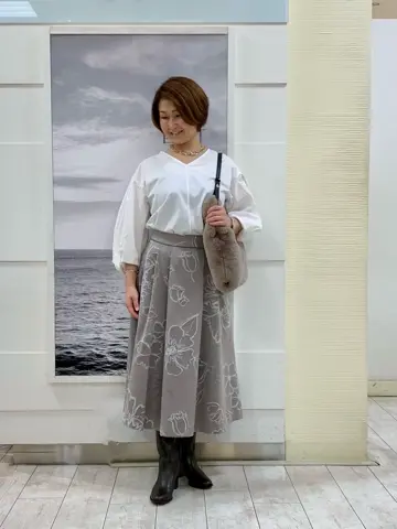 自由区 中鉢 コーディネート画像