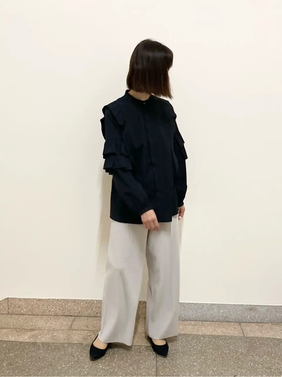 自由区 阿部 コーディネート画像