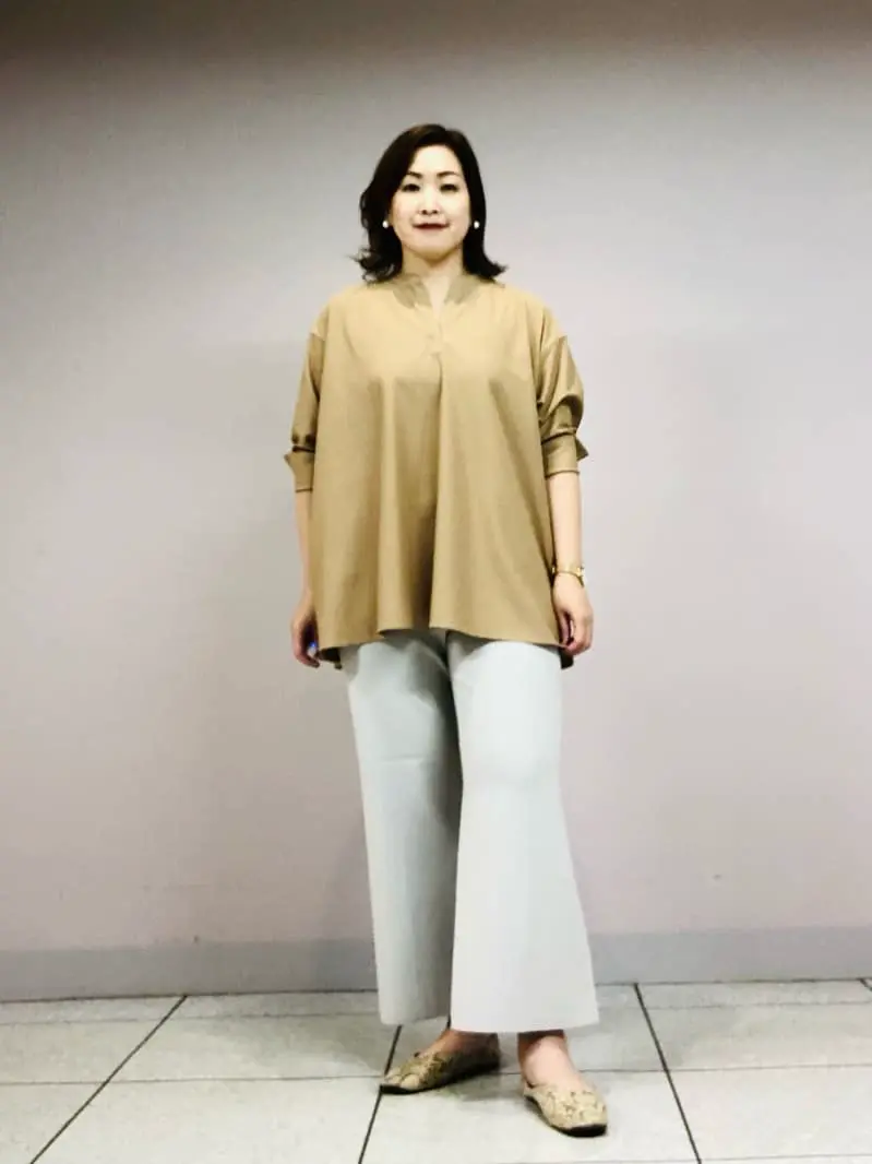 自由区 上島 コーディネート画像