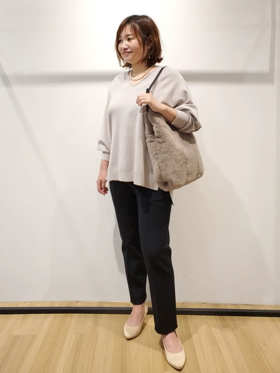 自由区 eri コーディネート画像