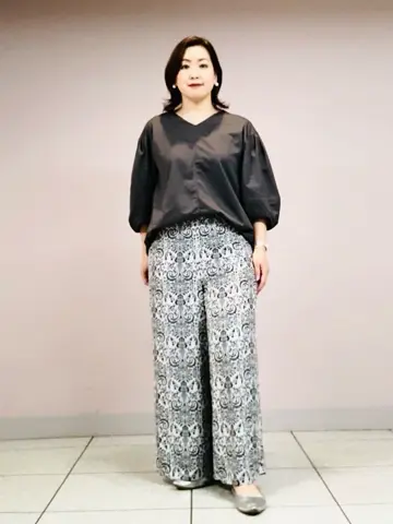 自由区 上島 コーディネート画像