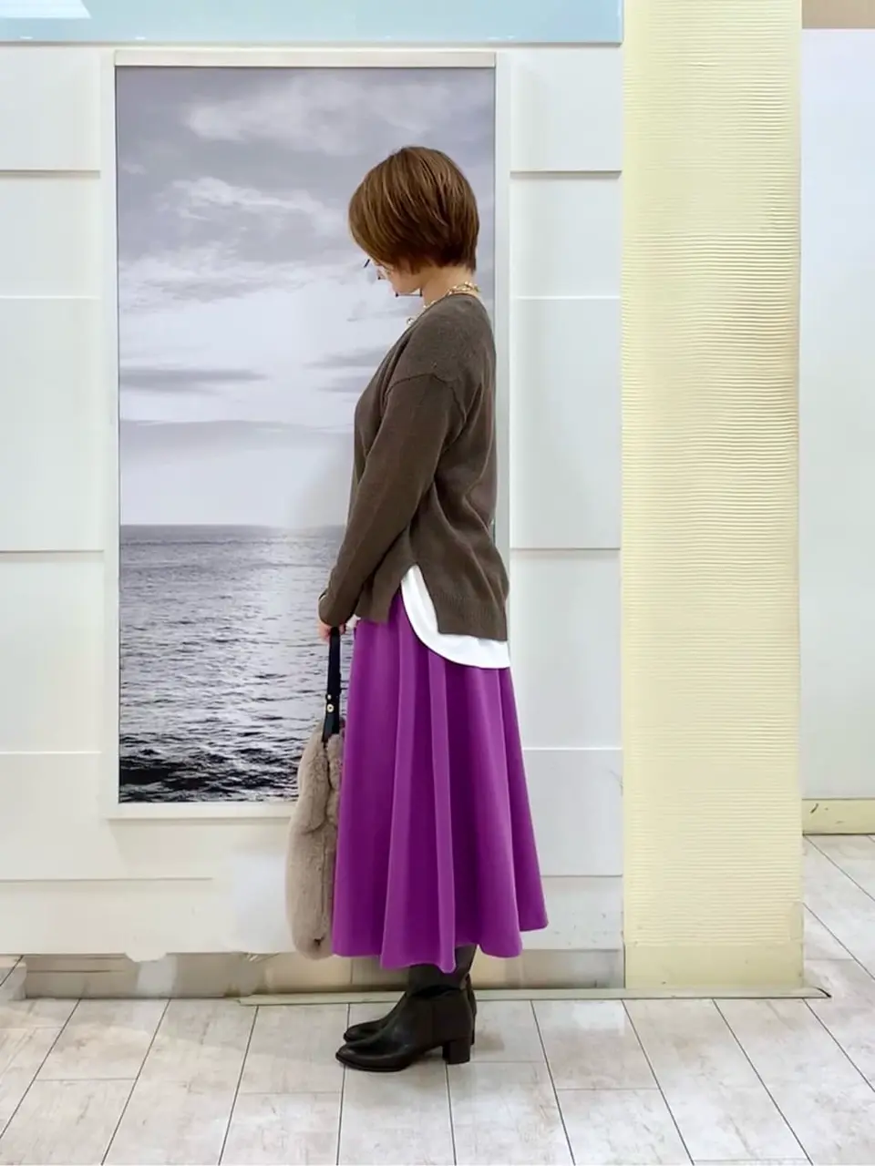 自由区 中鉢 コーディネート画像