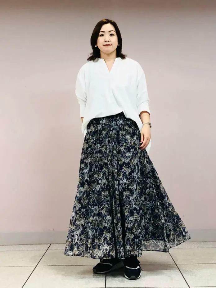 自由区 上島 コーディネート画像