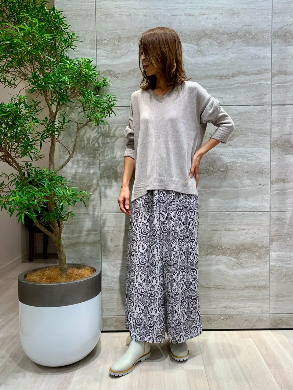 自由区 Ishii コーディネート画像